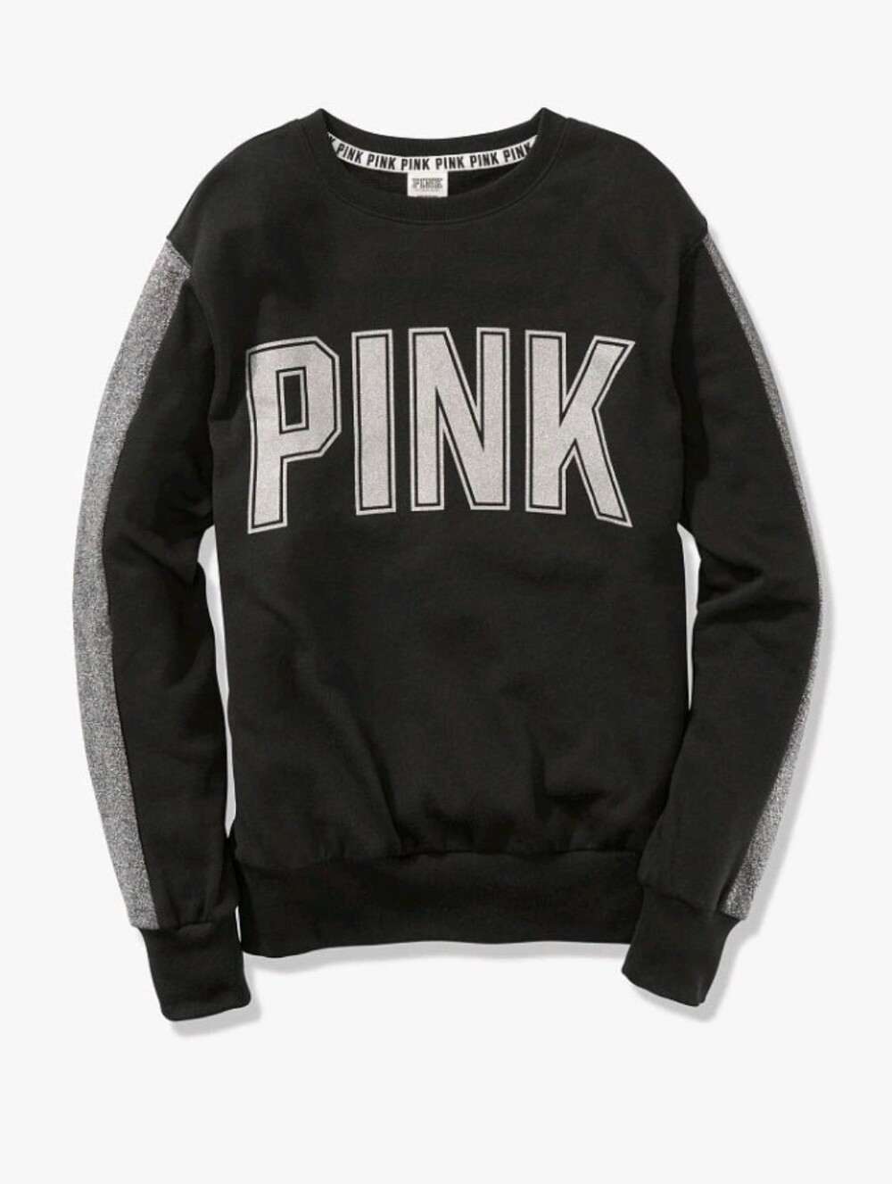 ✨ Classic Victoria’s Secret PINK Varsity Crewneck ✨Y2K (Medium) Sparkly